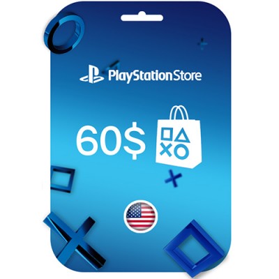 PSN 60$ Gift Card US دیجیتالی 